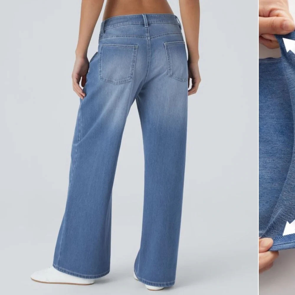 HALARA Light Blue Flare Jeans - Picture 2 of 6